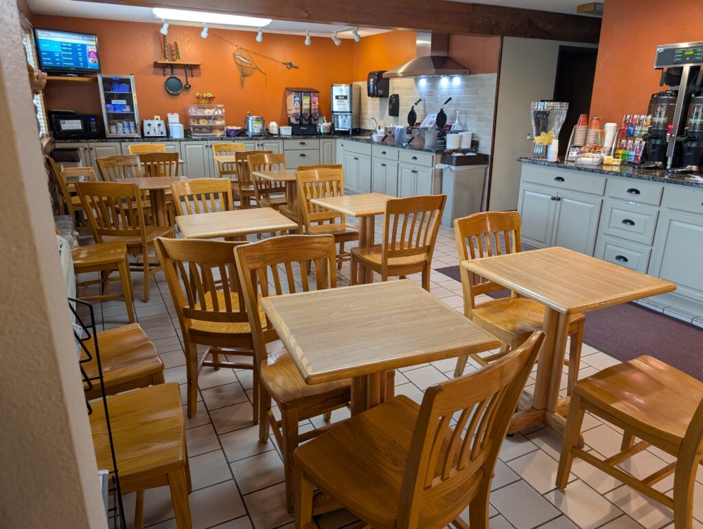 Breakfast nook at the IM Hotel